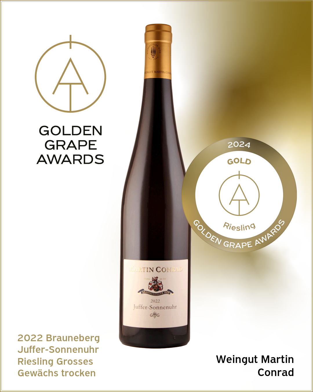 <br>Artikel-Nr.: 22-10<br>2022 Brauneberger Juffer-Sonnenuhr GG Riesling Qualitätswein trocken 0,75l (BIO-WEIN)<br> – Bild 2