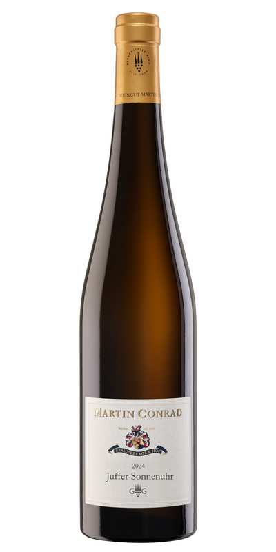 <br>Artikel-Nr.: 24-10<br>2024 Brauneberger Juffer-Sonnenuhr GG Riesling Qualitätswein  trocken 0,75l (Abfülldatum Nov. 2025 - ab sofort vorbestellbar)<br>