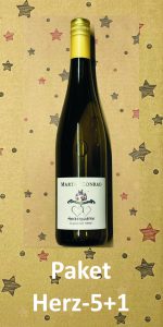 <br>Artikel-Nr.: Herz-5+1<br>6 Flaschen á 0,75 l HERZENSWÄRME - weißer Glühwein vom hauseigenen Rieslingwein hergestellt - servierfertig - statt 65,40 für nur 54,50 €<br>