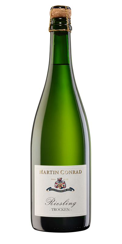 <br>Artikel-Nr.: 19-2<br>2019 Riesling-Sekt b.A. - TROCKEN (Mülheimer Sonnenlay) - 60 Monate Hefelager - Traditionelle Flaschengärung 0,75l<br>