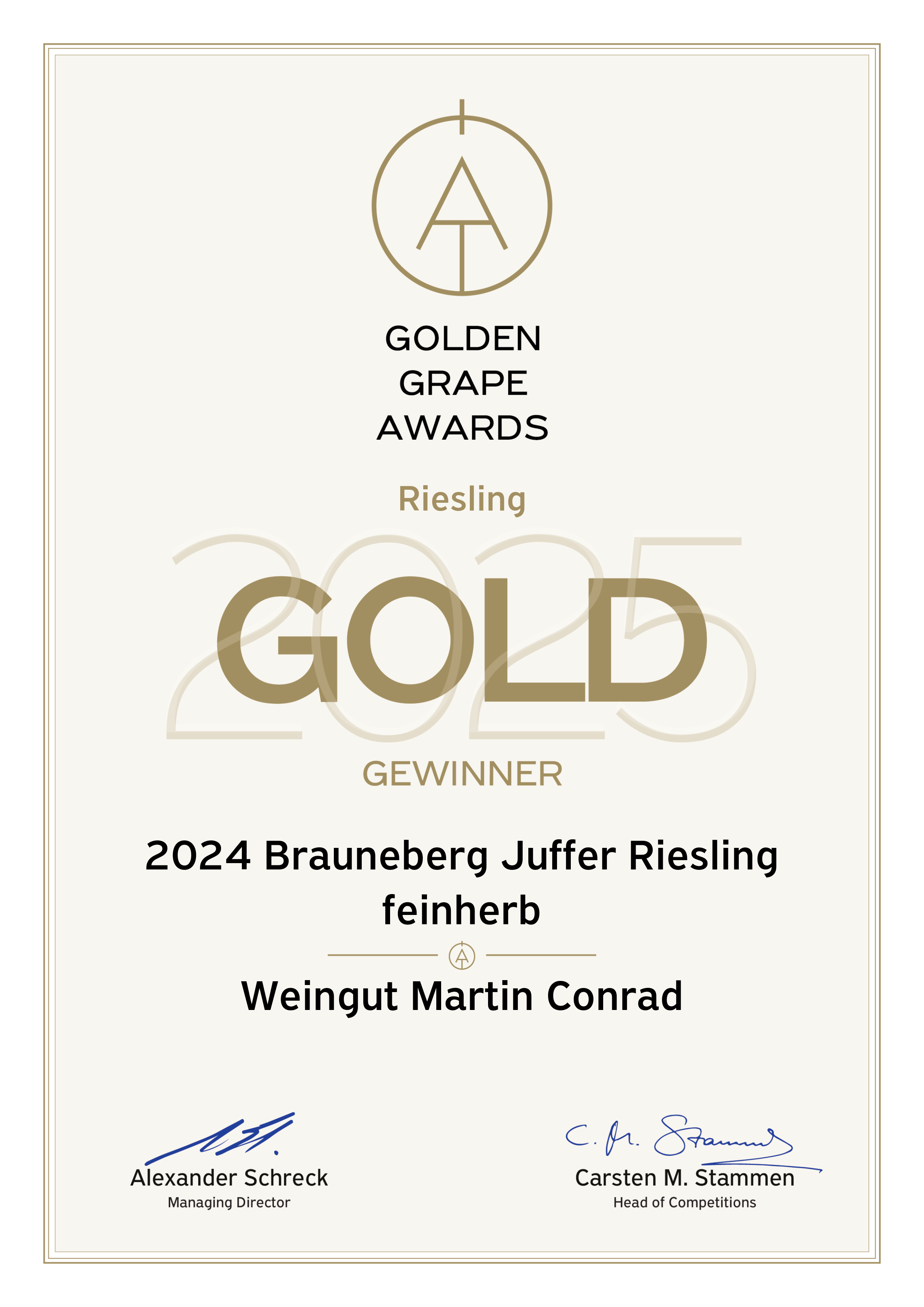 <br>Artikel-Nr.: 24-13<br>2024 Brauneberger Juffer Riesling Qualitätswein feinherb 0,75l<br> – Bild 3