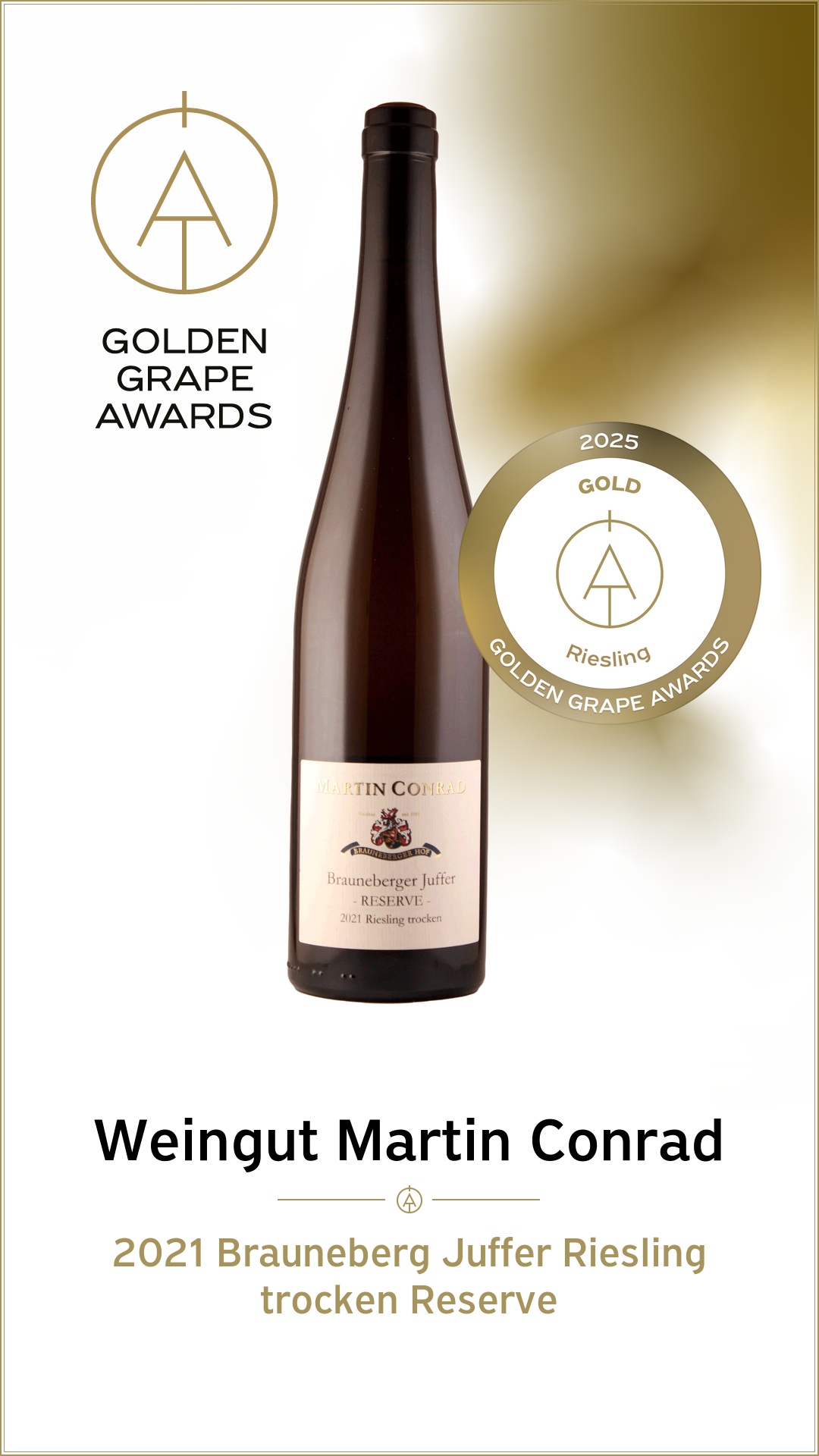 <br>Artikel-Nr.: GGA25-TR<br>Golden Grape Award GOLD-PAKET - TROCKEN mit je einer Flasche: 22-32, 22-05, 22-10, 23-10, 20-04R, 21-04R - zum Vorzugspreis von 195,00 € statt 213,60 € (frachtfreie Lieferung)<br> – Bild 8